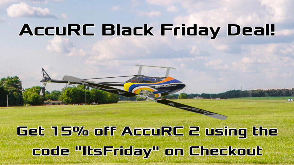 Black Friday Sale! AccuRC 3rd Generation RC Flight Simulator